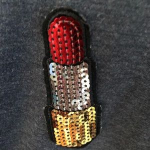 Large & loose White never worn.Grey lightly worn.